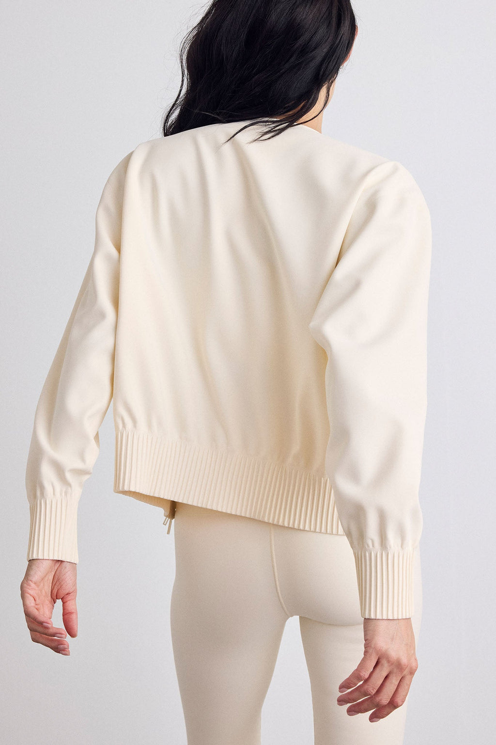 Base Sport Bomber in Cream